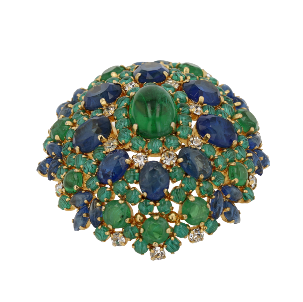 BROCHE_CHRISTIAN_DIOR_DOME_VINTAGE image