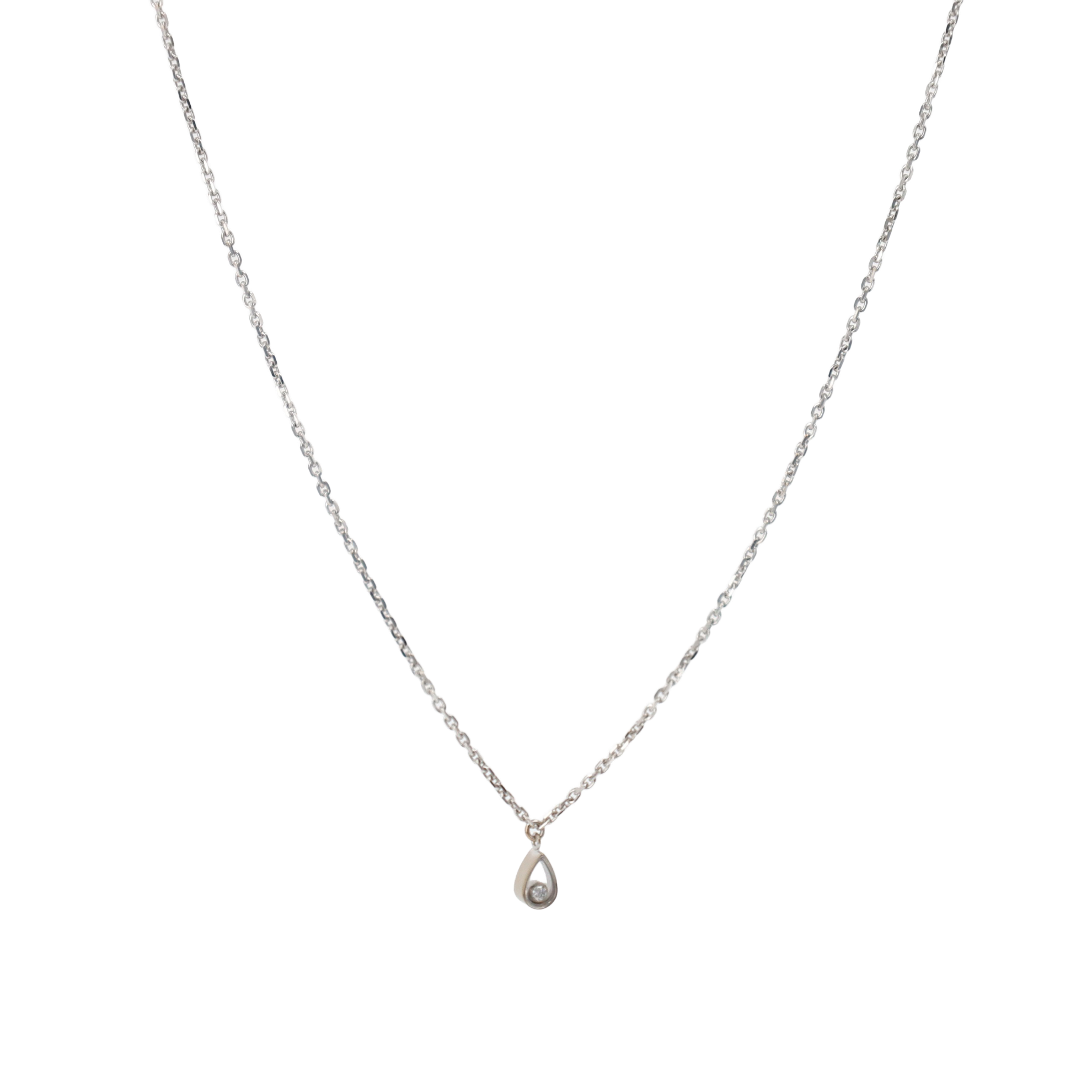 COLLIER CHOPARD GOUTTE DIAMANT 0.025 CT