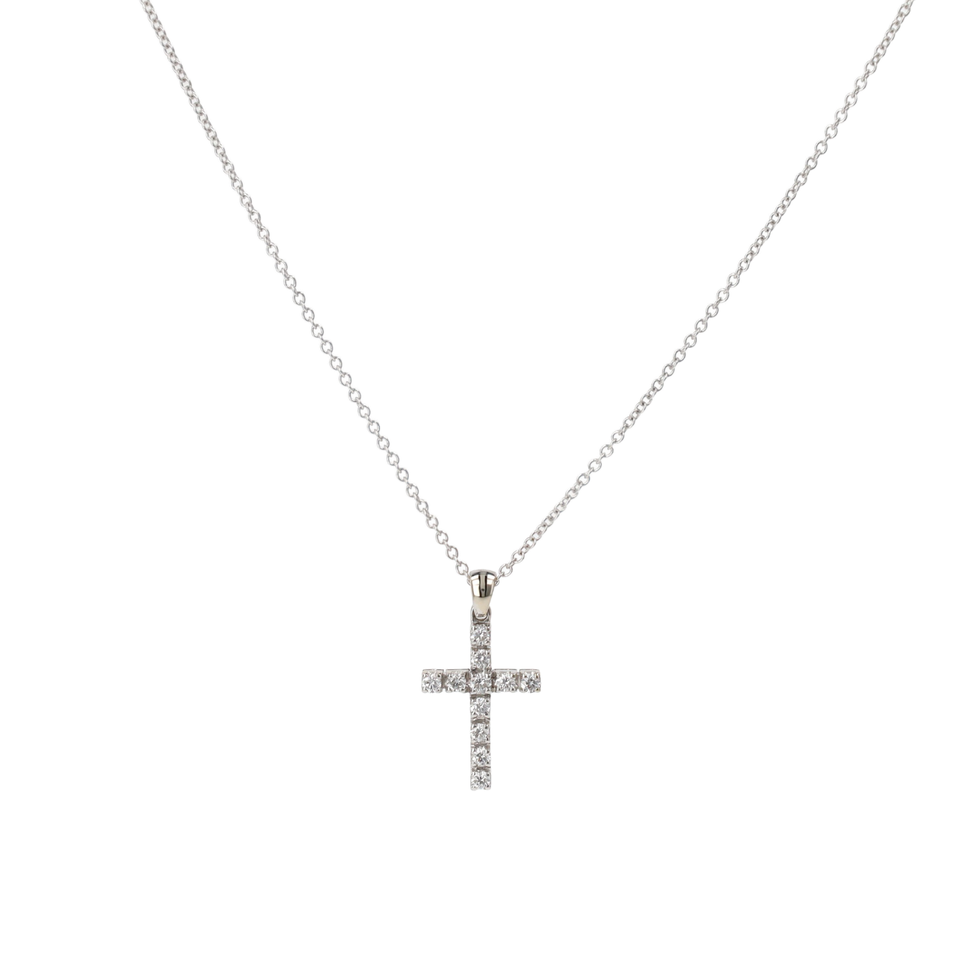 COLLIER_CROIX_DIAMANTS_0.71_CT image