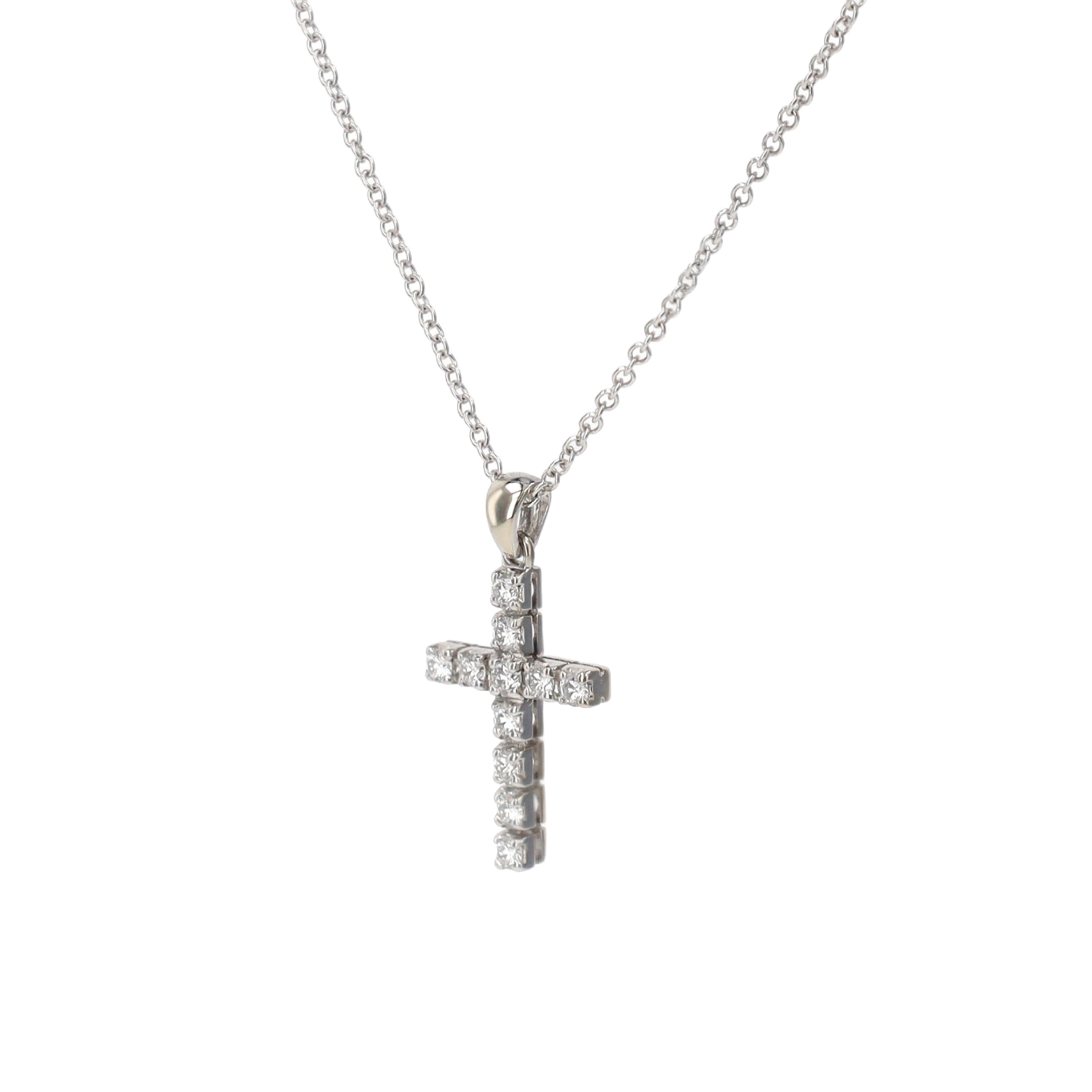 COLLIER_CROIX_DIAMANTS_0.71_CT image