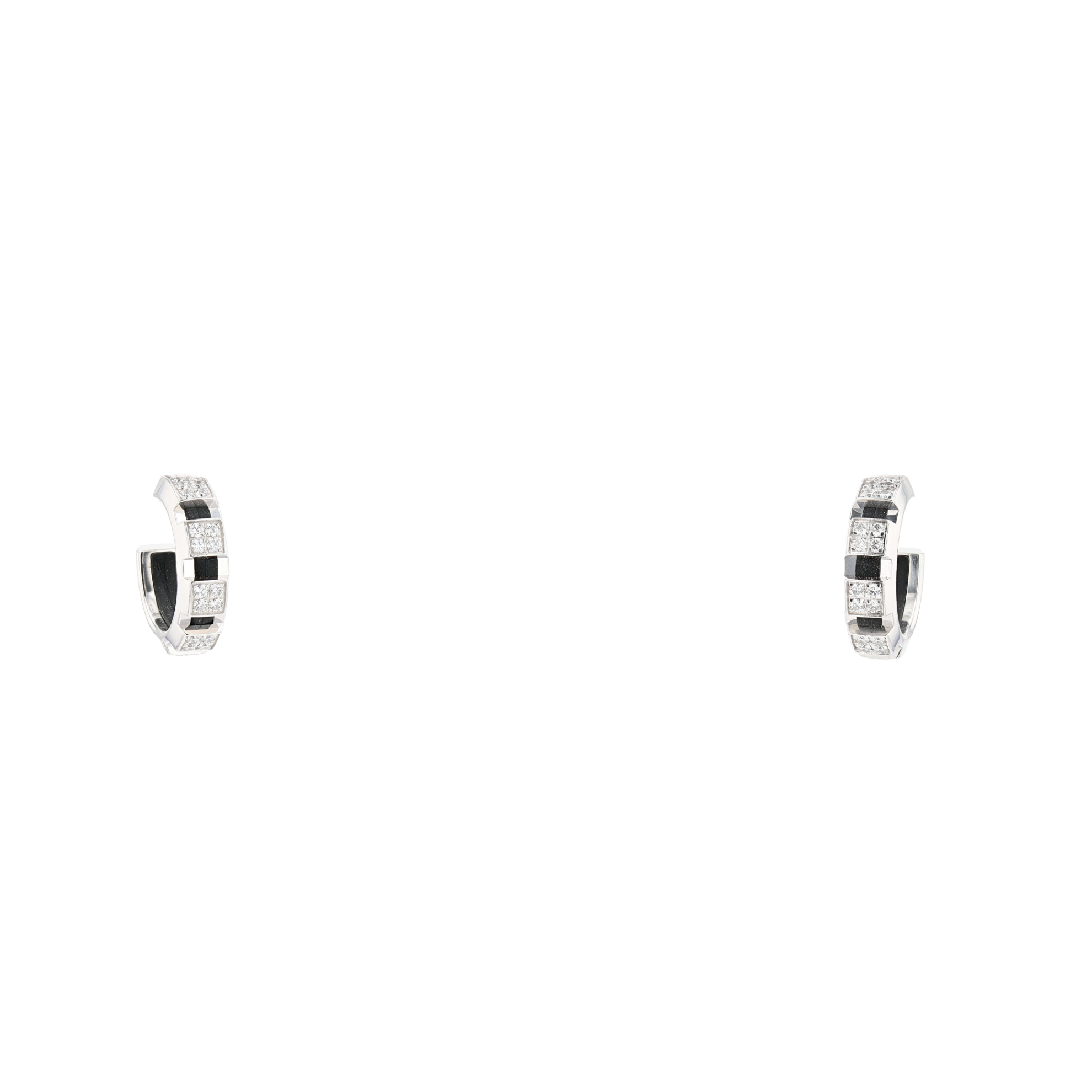 CHAUMET CLASS ONE PM DIAMOND EARRINGS