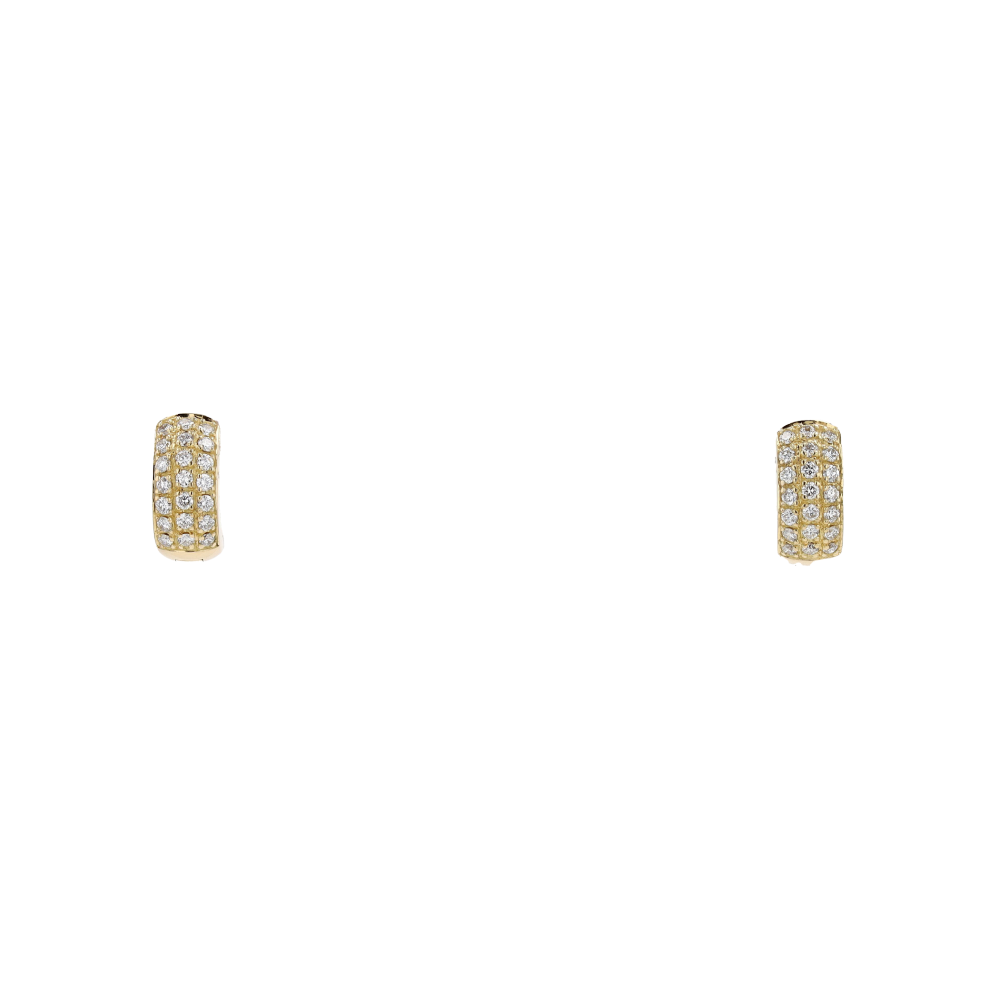 0.25 CT DIAMOND HOOP EARRINGS