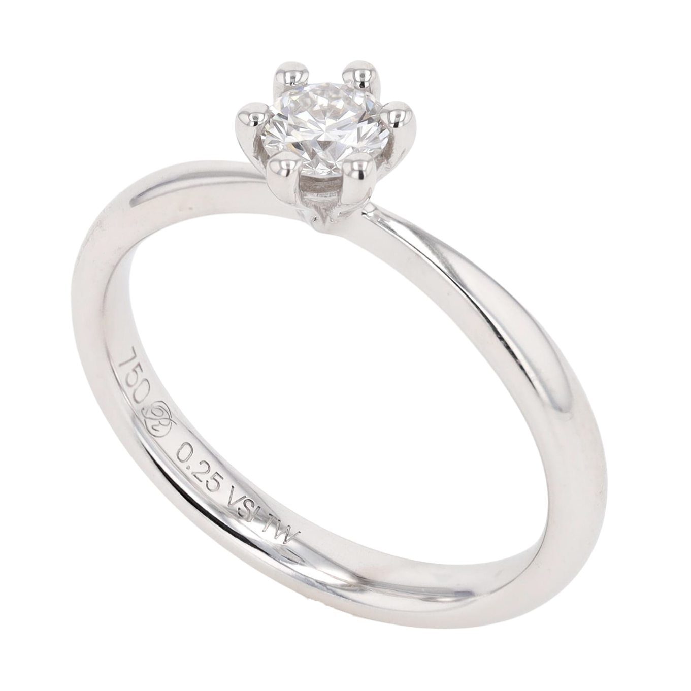 BAGUE_SOLITAIRE_DIAMANT_0.25_CT_TOP_WESSELTON image