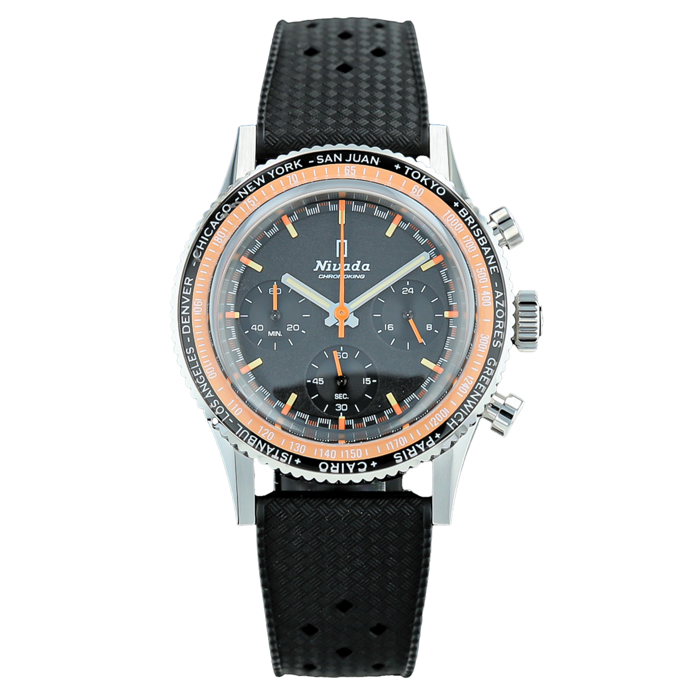 NIVADA GRENCHEN CHRONOKING MECAQUARTZ GMT