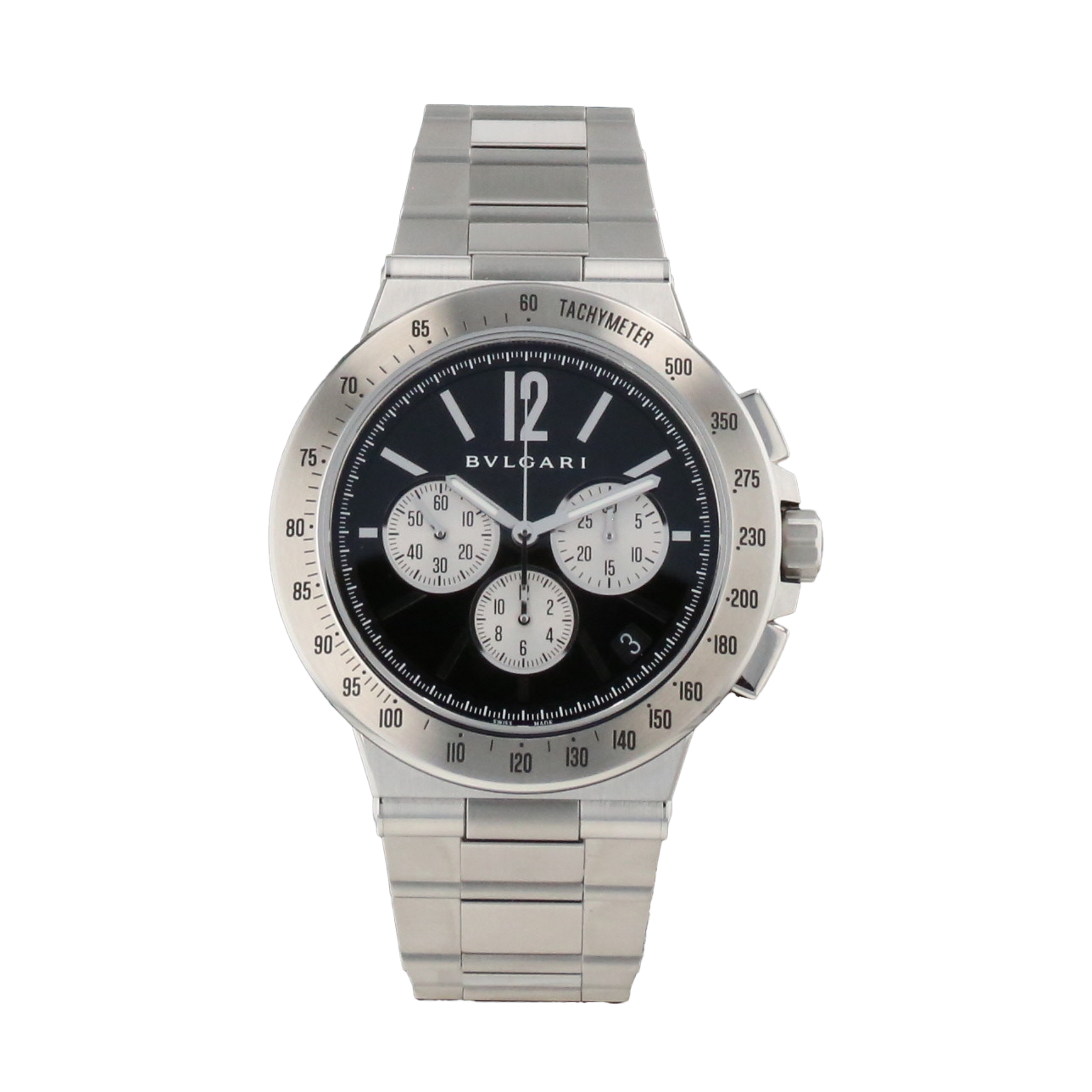 BVLGARI DIAGONO CHRONO STEEL 41 MM