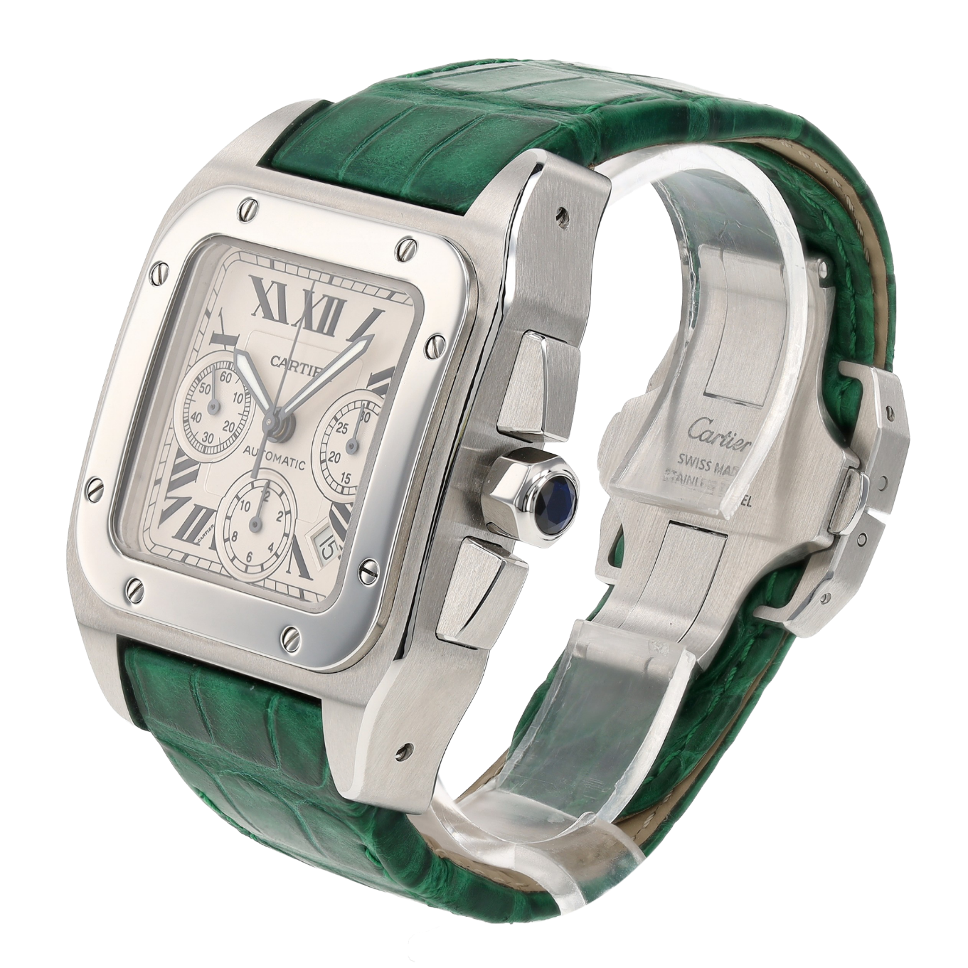 CARTIER_SANTOS_100_CHRONOGRAPHE_XL image