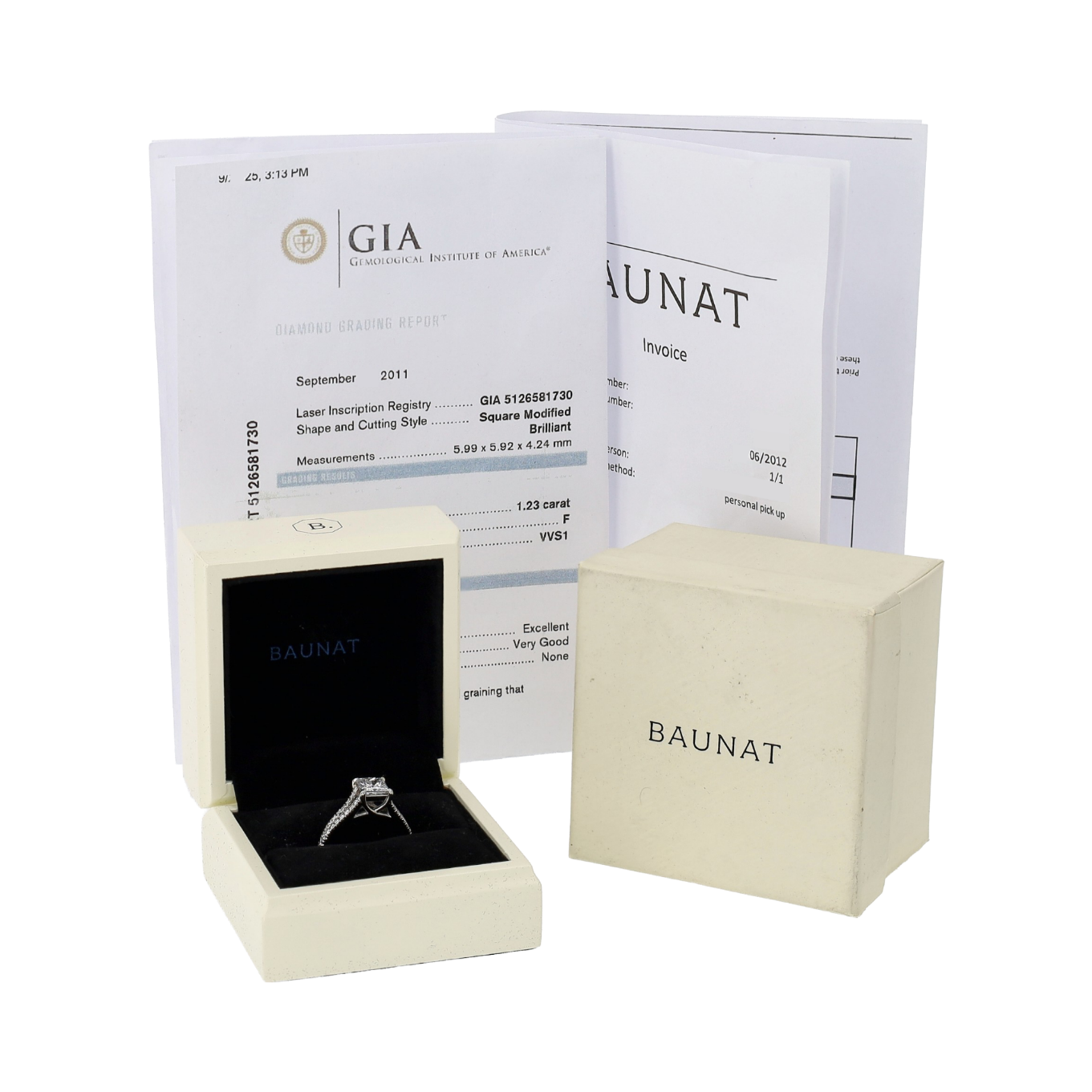 BAGUE_BAUNAT_SOLITAIRE_DIAMANT_PRINCESSE_1.23_CT image