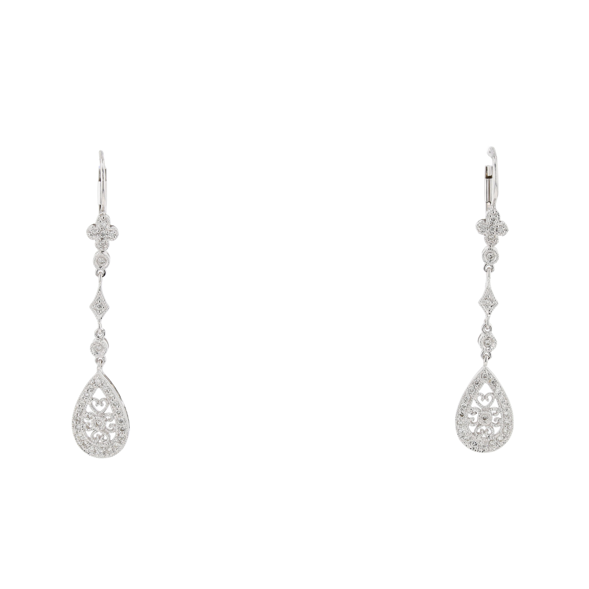 BOUCLES D’OREILLES DIAMANTS 0.21 CT