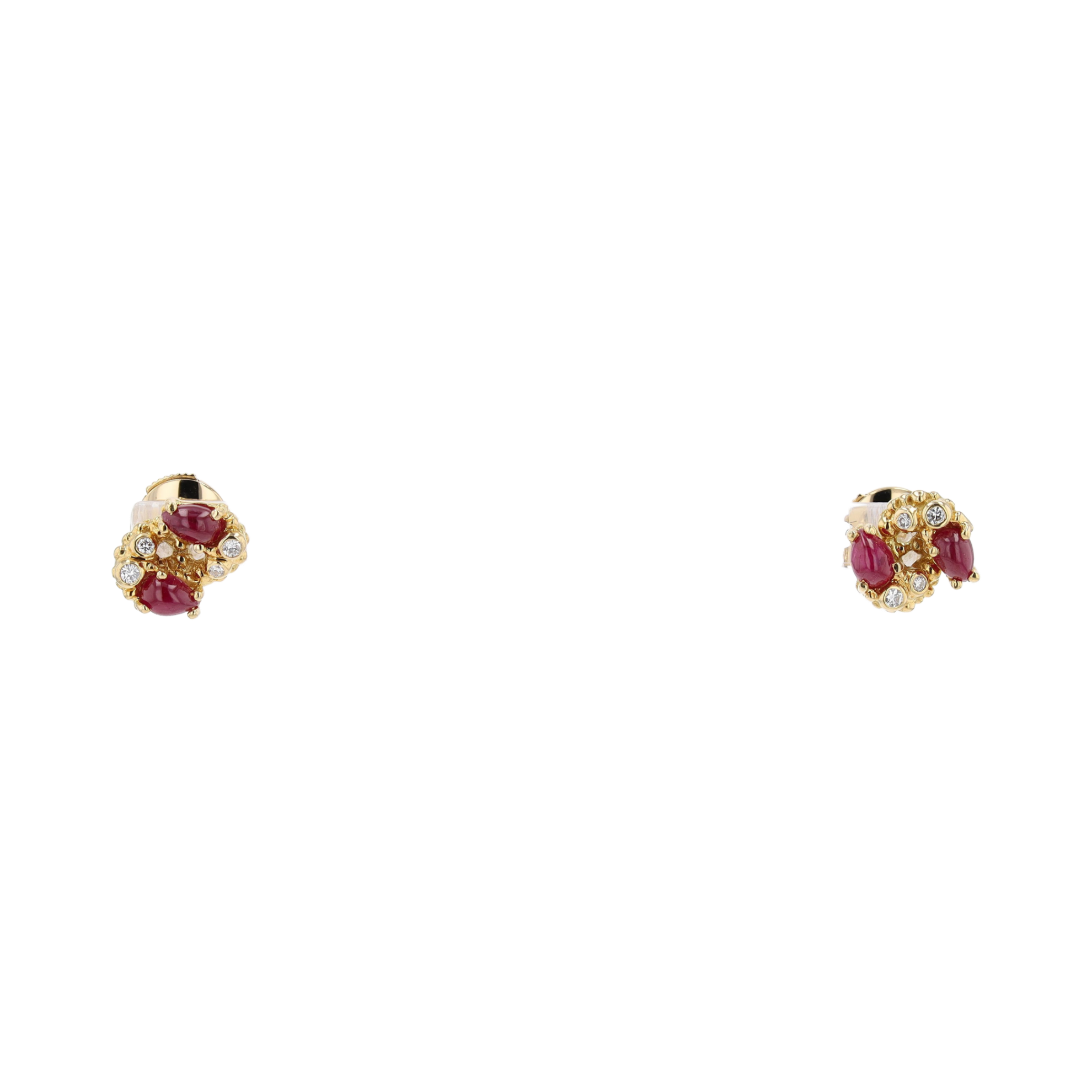 BOUCLES D’OREILLES GILBERT ALBERT RUBIS 0.50 CT