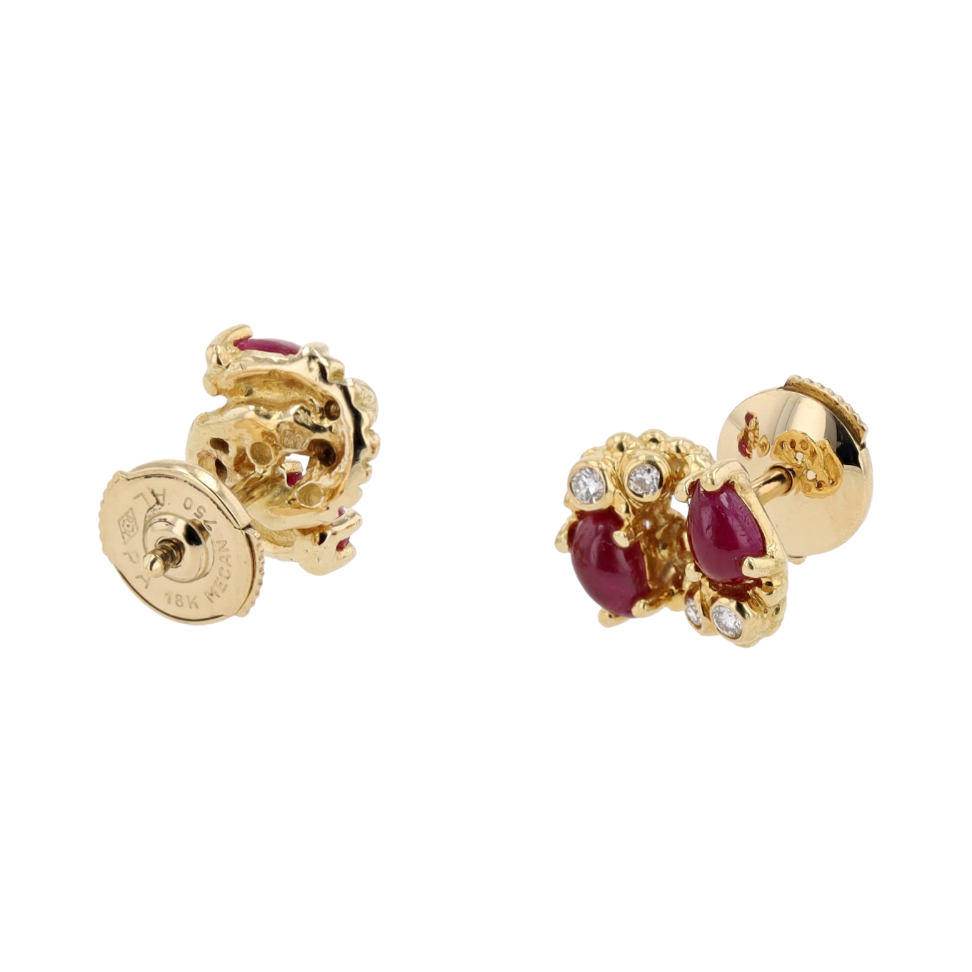 BOUCLES_D’OREILLES_GILBERT_ALBERT_RUBIS_0.50_CT image