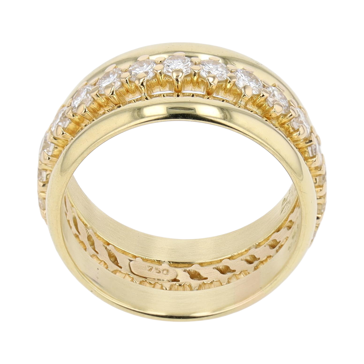 BAGUE TOUR COMPLET DIAMANTS 1.60 CT