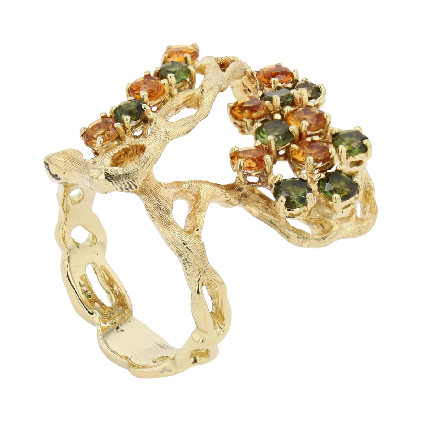 BAGUE_COCKTAIL_CITRINES_TOURMALINES_1.87_CT image