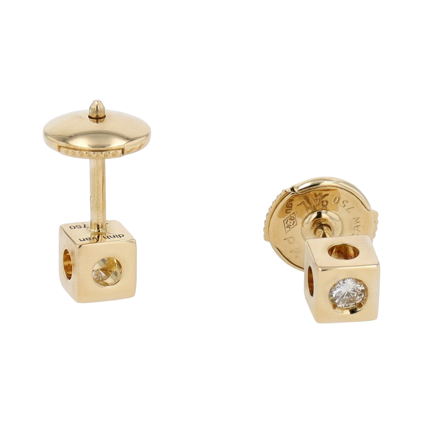 PUCES_D’OREILLES_DINH_VAN_LE_CUBE_DIAMANT image
