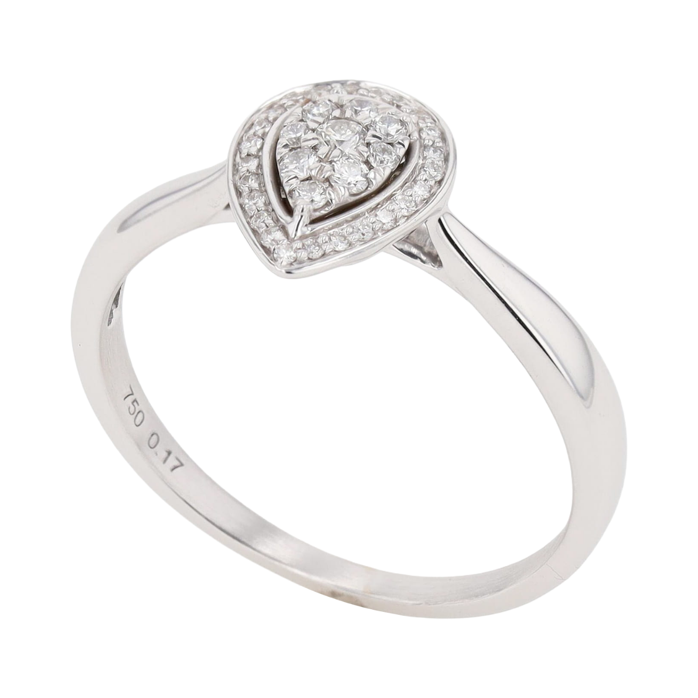 BAGUE_POIRE_DIAMANTS_0.17_CT image