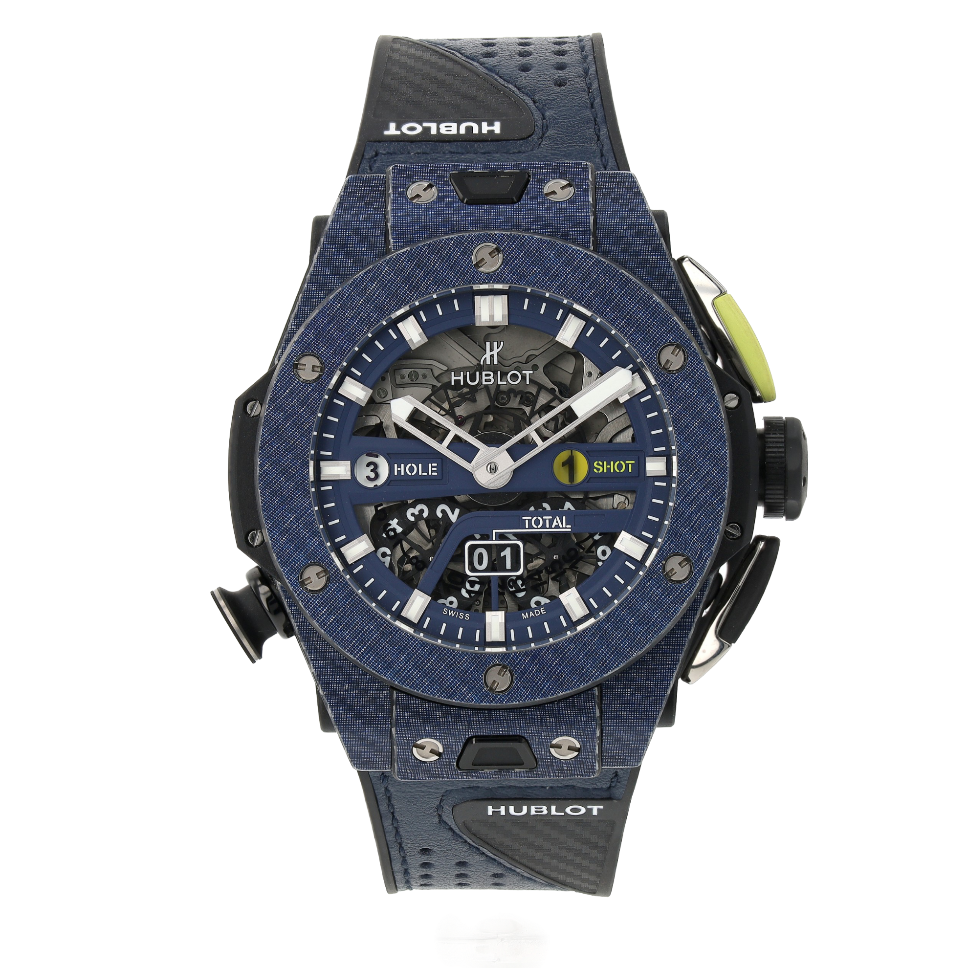 HUBLOT BIG BANG UNICO GOLF BLUE CARBON